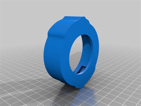 file full face divers mask  filter adapter  printable