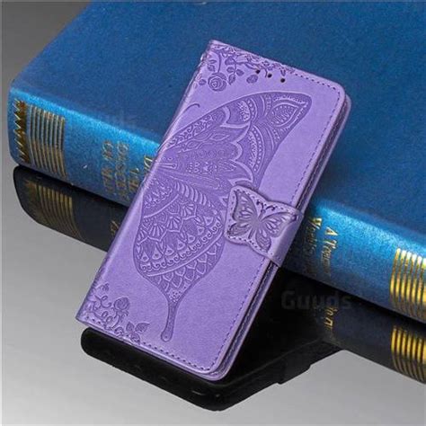 Embossing Mandala Flower Butterfly Leather Wallet Case For Lg K S