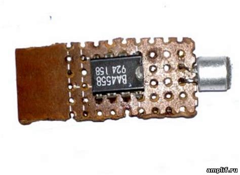 Предварительный микрофонный усилитель на микросхеме 4558