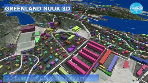 3d Maps Of Greenland Cities 2021 Update Youtube