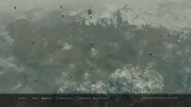 delphines map reveals dragon mounds  skyrim special edition nexus