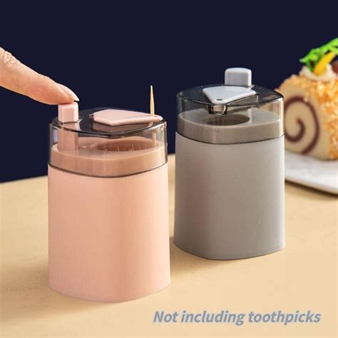 Creative Automatic Toothpick Box For Daily Use At Home Household Living