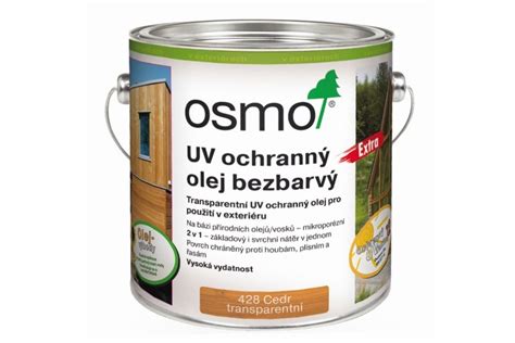 Osmo Uv Ochrann Olej Barevn Extra Cedr L Osmo Na D Evo