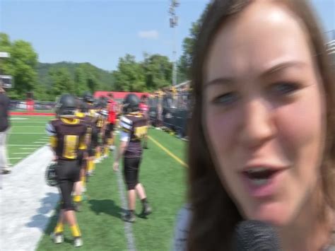 When Youre Covering A Middle School Football Game But Your Song Comes