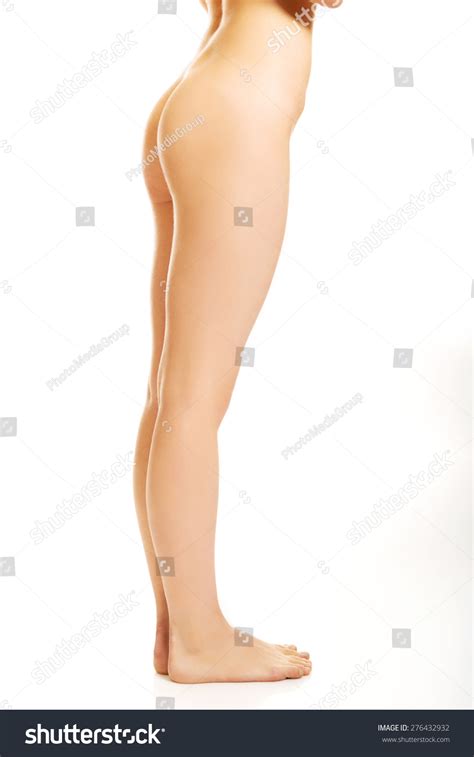 Side View Naked Woman Standing Stock Photo Shutterstock