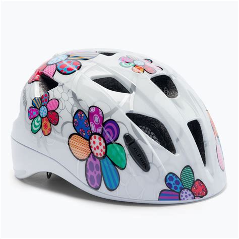 Kask Rowerowy Dzieci Cy Alpina Ximo Flash White Flower Sportano Pl