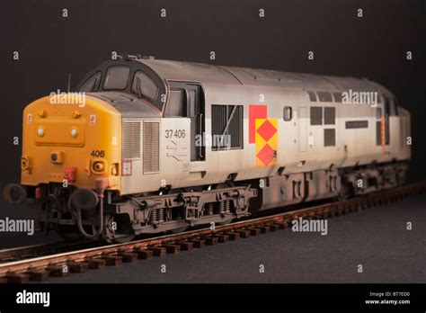 Class 37 Diesel Locomotive The Saltire Society Br Railfreight Stock