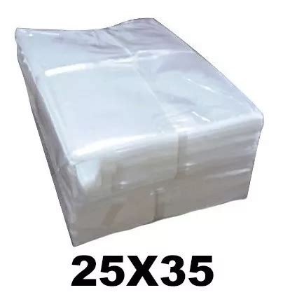 1kg Saco Plástico Transparente 25x35 Polipropileno Brilhante