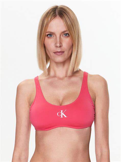 Calvin Klein Swimwear Bikini Oberteil Kw Kw Rosa Modivo De