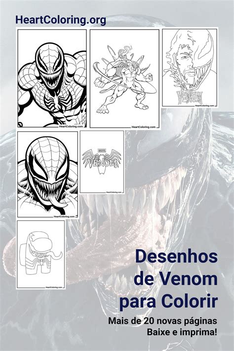 Desenhos Para Colorir Do Venom - 6
