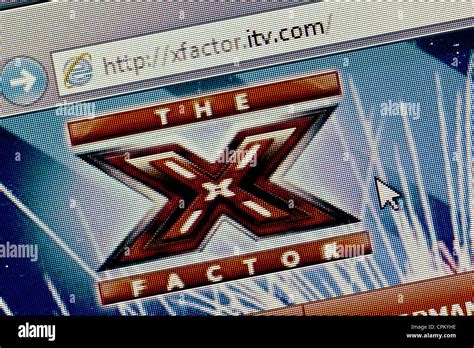 Xfactor Logo And Website Close Up Stock Photo Alamy