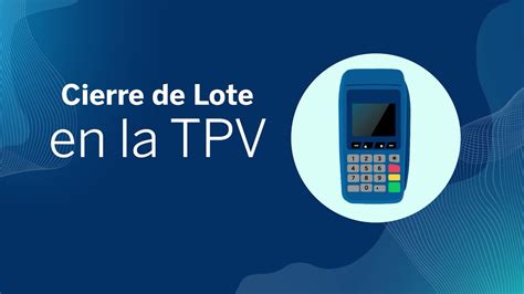 Realiza Tu Cierre De Lote En La TPV De BBVA YouTube