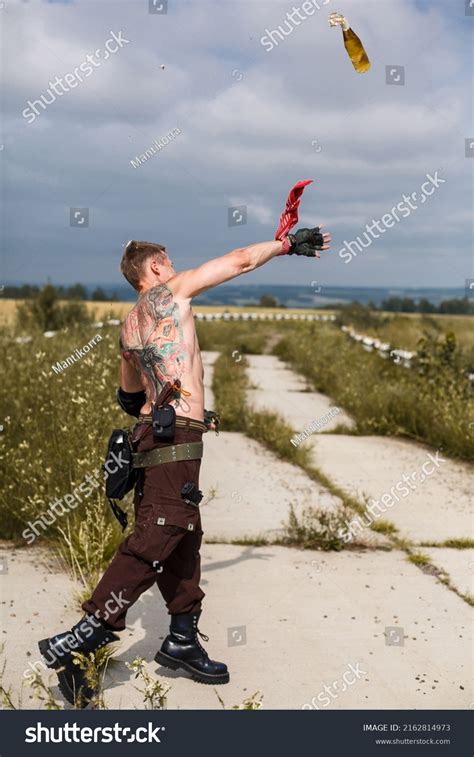 Male Vandal Dirty Naked Torso Throws Stock Photo Shutterstock