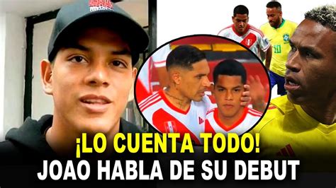 Joao Grimaldo Revel Qu Le Dijo Paolo Guerrero Antes De Debut Con