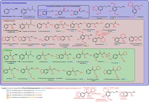 (PDF) Phenylethylamine, Amphetamine und Cathinone und deren Struktur ...