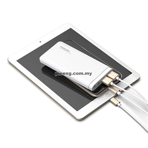 pineng pn  mah lithium polymer power bank white