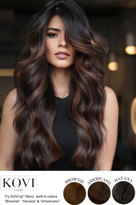 Dimensional Chocolate Brown Hair With Highlights Brunette Balayage Hair Black Hair Balayage