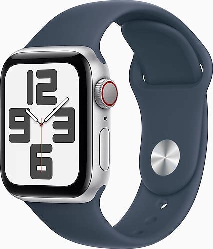 Apple Watch SE 2 2023 GPS Cellular 40mm Gümüş Rengi Alüminyum Kasa ve