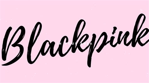 Black Pink Logo Png