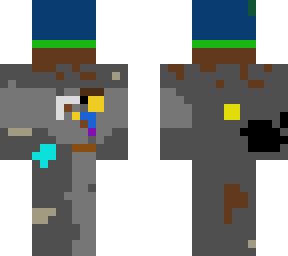 Iron Pickaxe Pixel Art