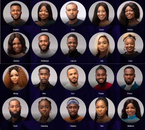 #BBNaija: Meet all 20 Big Brother Naija Season Five Housemates (Photos ...