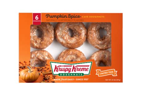 Krispy Kreme Pumpkin Spice Assorted Doughnuts Ct Kroger