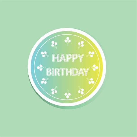 happy birthday sticker 3
