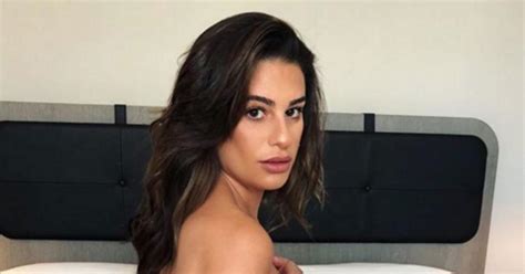 Lea Michele Topless Bares Boobs Nude Photos
