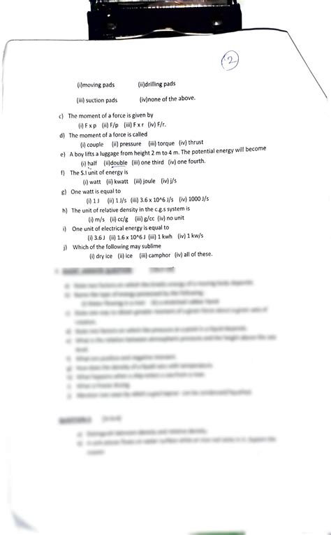 Solution Class Physics Half Yearly Question Paper Studypool