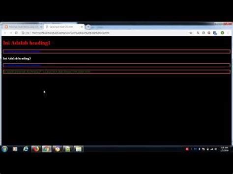 Penulisan Kode Warna Pada Css