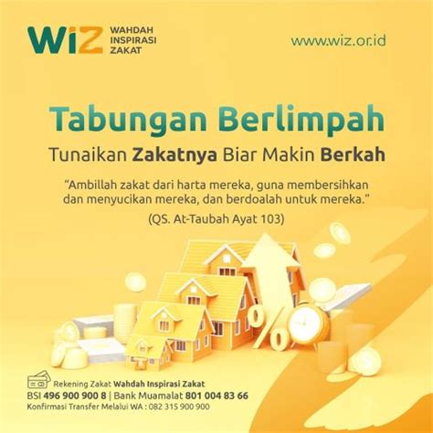 Tabungan Berlimpah Tunaikan Zakatnya Biar Makin Berkah WAHDAH