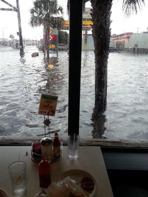 Flooding In Myrtle Beach - After about two hours of downpour (Credit ...