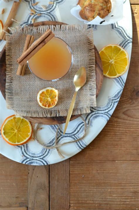 Jus De Pomme Chaud Aux Pices Recette Tangerine Zest