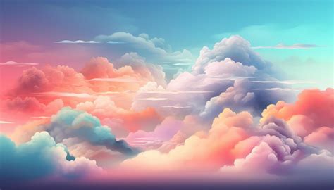 Soft Colorful Clouds Background With 22563205 Stock Photo At Vecteezy