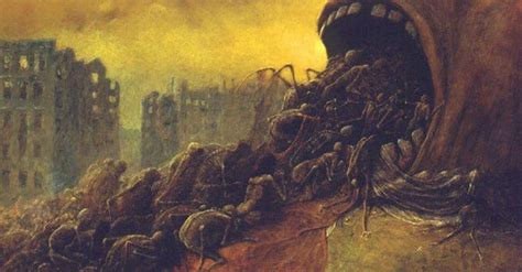 Morbid Polish Paintings By Zdzislaw Beksinski