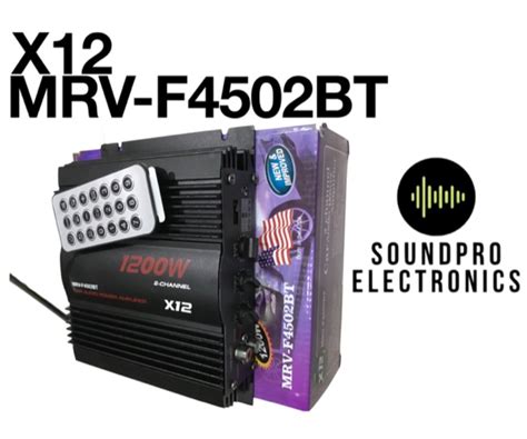 X Mrv F Bt W Channel Car Audio Power Amplifier Lazada Ph