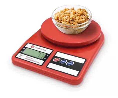 Balanza Gramera De Cocina Digital Queen Sense Hard Work LCD3 10 Pesa