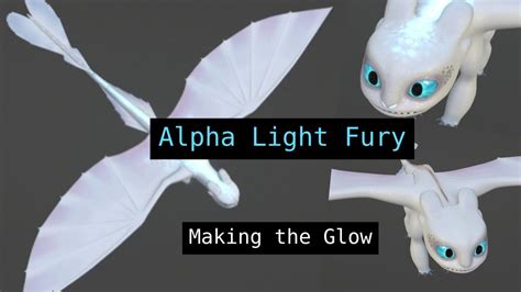 Alpha Light Fury Blender Timelapse And Animation Youtube