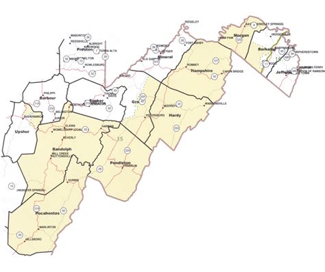 West Virginia Legislatures District Maps