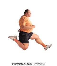 Fat Guy Running Meme