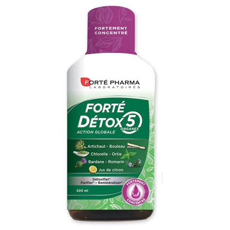 Forté Détox 5 organes Détoxification fortepharmashop int