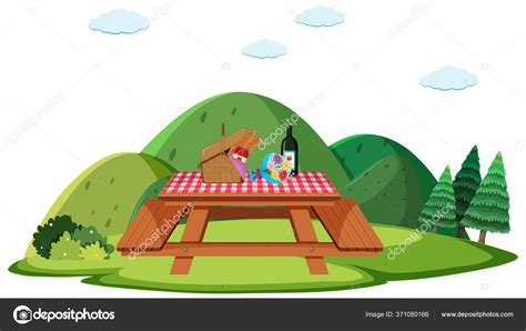 Picnic Table Clipart