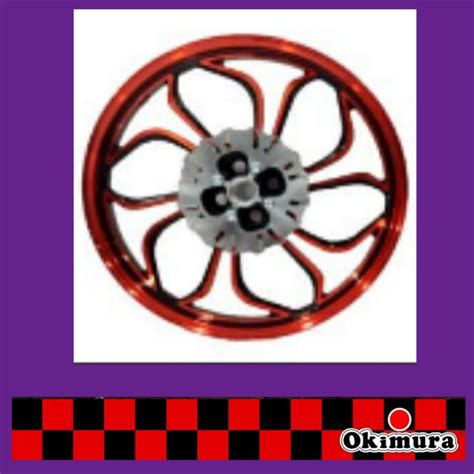 HONDA RS150 MAGWHEELS METALLIC RED BLACK OKIMURA Lazada PH