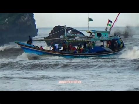 KAPAL PUGER FULL IKAN OMBAK BESAR DATANG HINGGA OLENG 6 3 24 SELASA