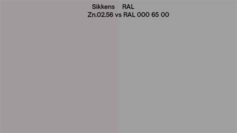 Sikkens Zn Vs Ral Ral Side By Side Comparison