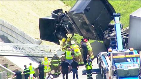 Driver Rescued From Truck Hanging Off Bridge NBC News