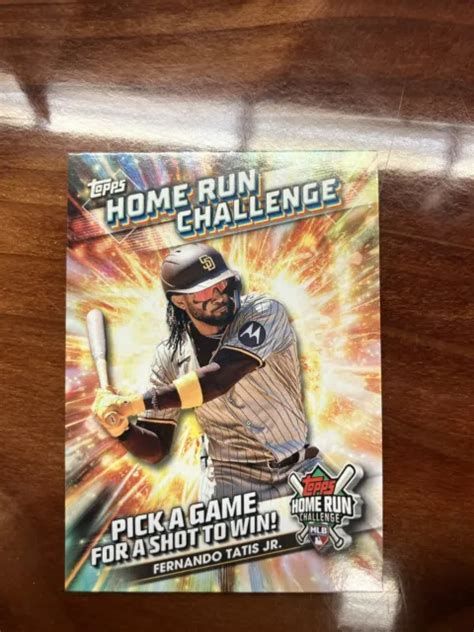 FERNANDO TATIS JR 2024 Topps Series 1 Home Run Challenge Padres 21