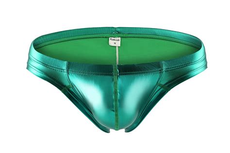 Mens Bikini Briefs Metallic Bulge Pouch Underwear Low Waist Underpants Desertcart Sri Lanka