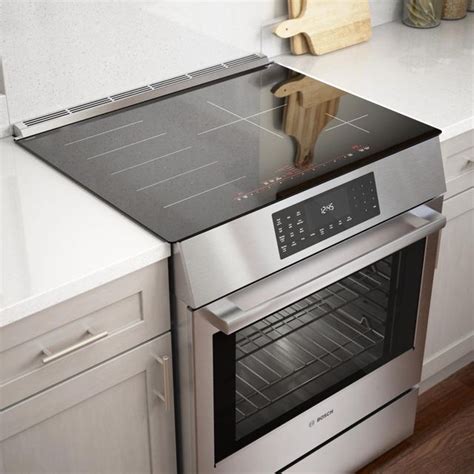 Bosch Benchmark® 30" Stainless Steel Slide-in Induction Range | Judd & Black | Bellingham, Mount ...