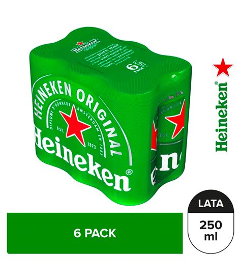 Heineken Sixpack Lata Ml Social Drinks